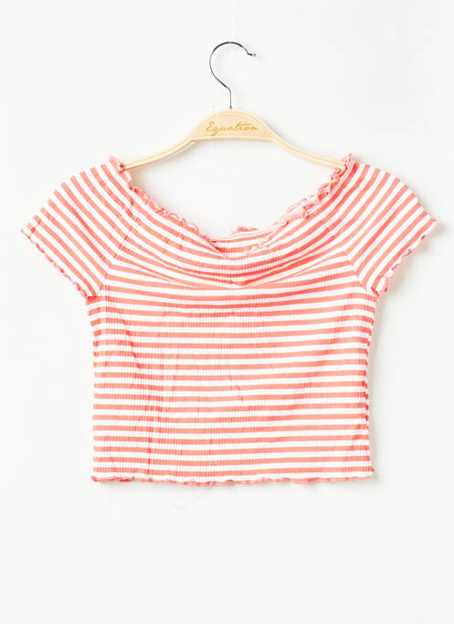 T-shirt rose ONLY pour fille