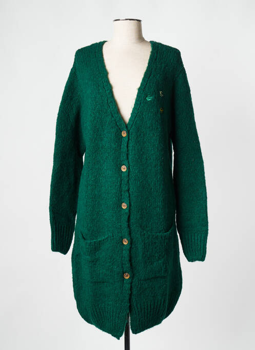 Gilet manches longues vert BOBO CHOSES pour femme