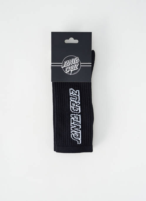 Chaussettes noir SANTA CRUZ pour homme