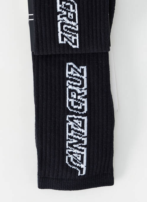 Chaussettes noir SANTA CRUZ homme