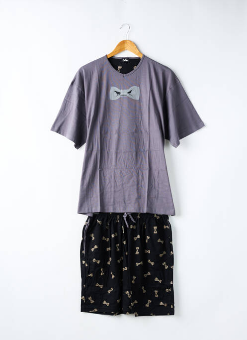 Pyjashort gris ACHILE pour homme