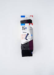 Chaussettes noir THYO pour femme seconde vue