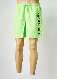 Short de bain vert SUPERDRY homme