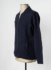Gilet manches longues bleu SELECTED pour homme seconde vue