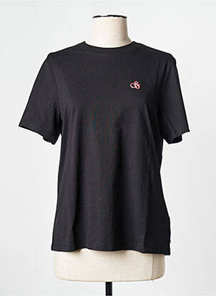T-shirt noir SCOTCH & SODA pour femme