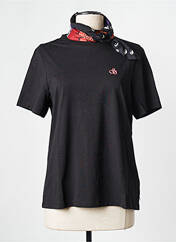 T-shirt noir SCOTCH & SODA pour femme seconde vue