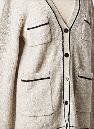 Gilet manches longues gris THEORY femme