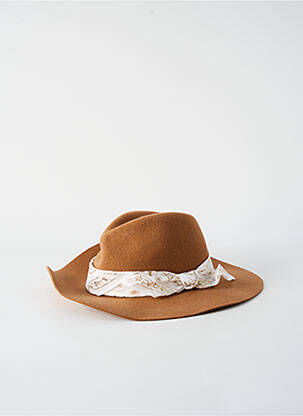 Chapeau marron MARADJI femme