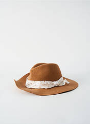 Chapeau marron MARADJI pour femme seconde vue