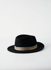Chapeau noir MARADJI pour femme seconde vue