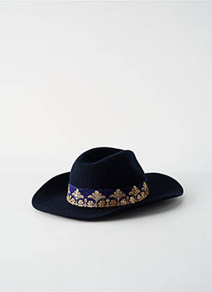Chapeau bleu MARADJI femme