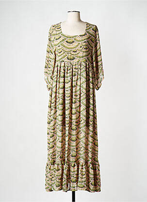 Robe longue kaki MOLLY BRACKEN femme
