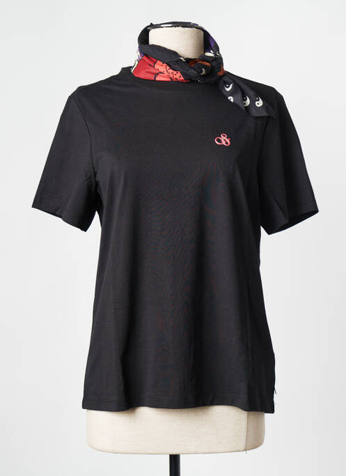 T-shirt noir SCOTCH & SODA pour femme