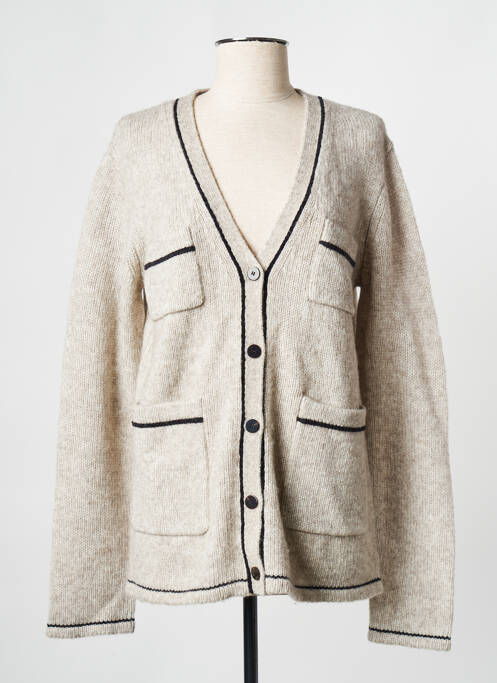 Gilet manches longues gris THEORY pour femme