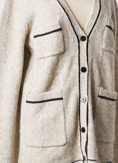 Gilet manches longues gris THEORY femme