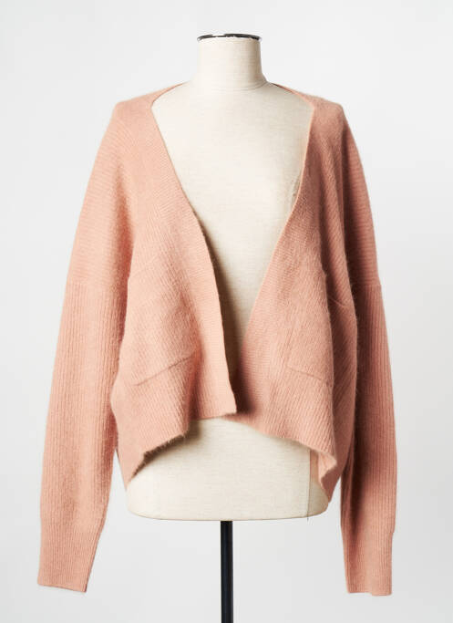 Gilet manches longues rose MES DEMOISELLES...PARIS pour femme