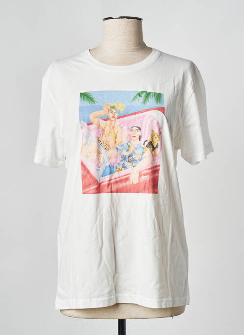 T-shirt blanc OLOW pour homme