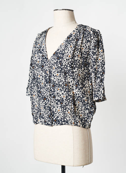 Blouse bleu GRACE & MILA pour femme