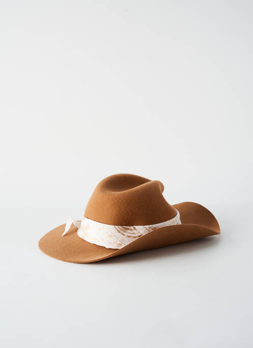 Chapeau marron MARADJI pour femme