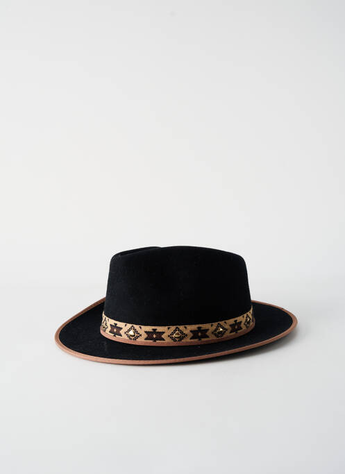 Chapeau noir WILD pour femme