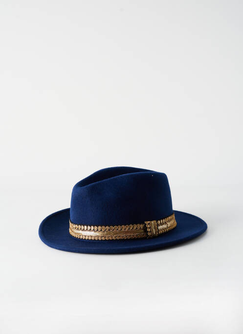 Chapeau bleu MARADJI pour femme
