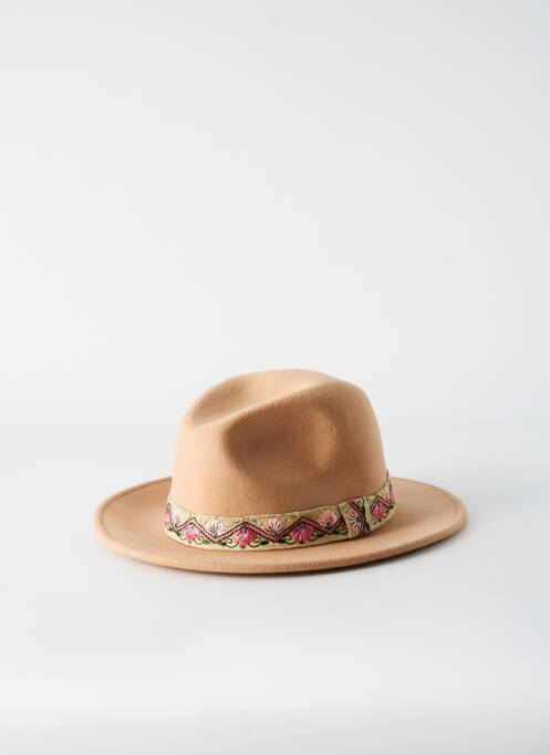Chapeau beige MARADJI pour femme