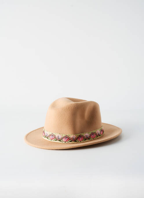 Chapeau beige MARADJI pour femme