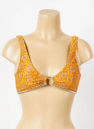 Haut de maillot de bain orange LA NOUVELLE femme