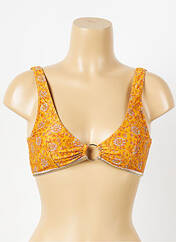 Haut de maillot de bain orange LA NOUVELLE pour femme seconde vue