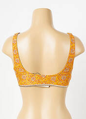 Haut de maillot de bain orange LA NOUVELLE pour femme seconde vue