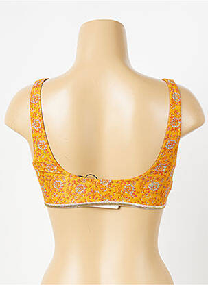 Haut de maillot de bain orange LA NOUVELLE femme
