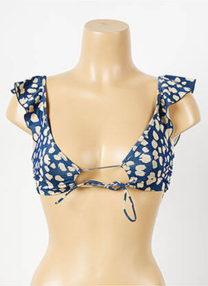 Haut de maillot de bain bleu JOLIES MOMES femme