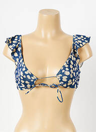 Haut de maillot de bain bleu JOLIES MOMES femme
