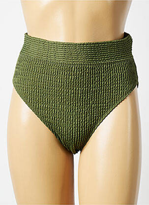 Bas de maillot de bain kaki ALBERTINE femme