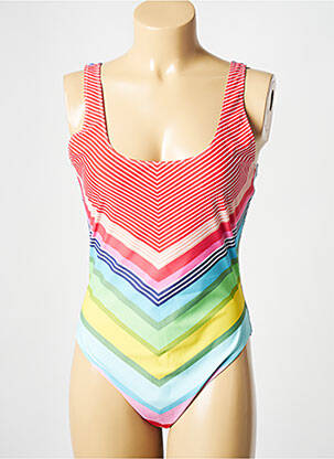 Maillot de bain 1 pièce rouge SACK'S femme