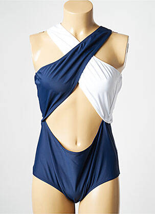 Maillot de bain 1 pièce bleu LUZ COLLECTIONS femme