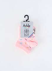 Chaussettes rose ACHILE pour fille seconde vue
