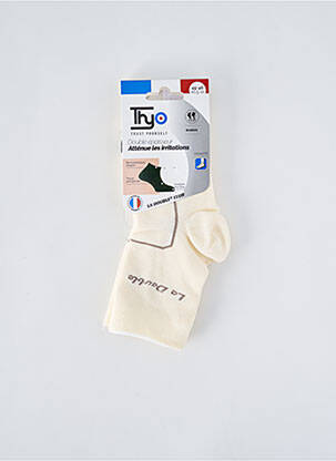 Chaussettes beige THYO homme