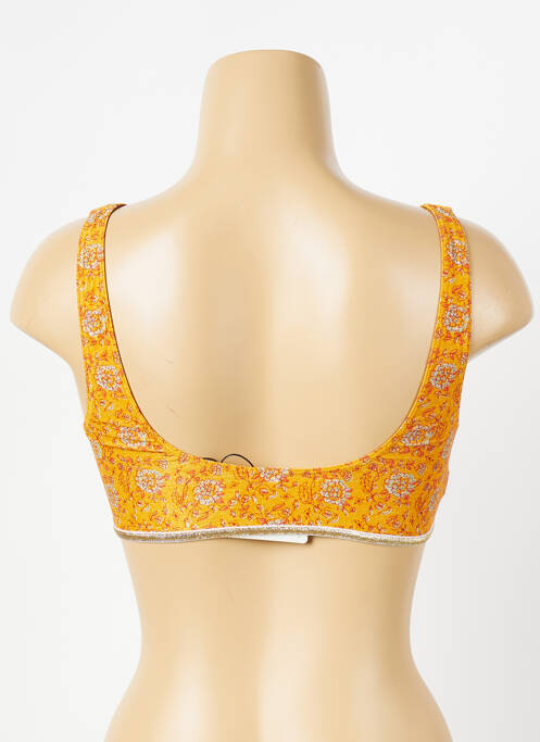 Haut de maillot de bain orange LA NOUVELLE pour femme