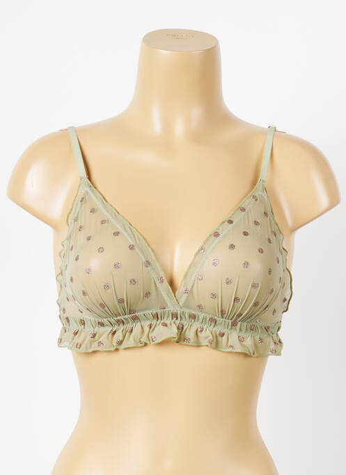 Soutien-gorge vert LOVE STORIES pour femme