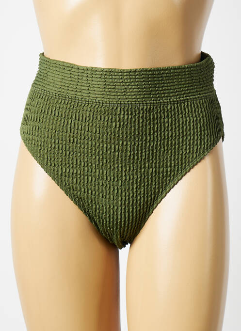 Bas de maillot de bain kaki ALBERTINE pour femme