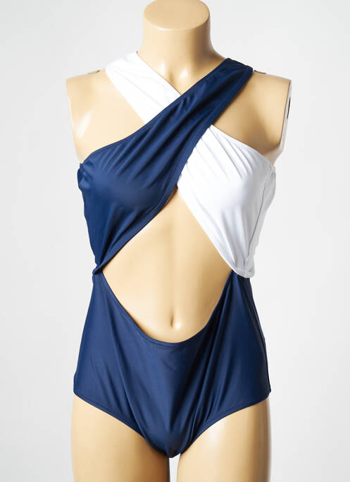 Maillot de bain 1 pièce bleu LUZ COLLECTIONS pour femme