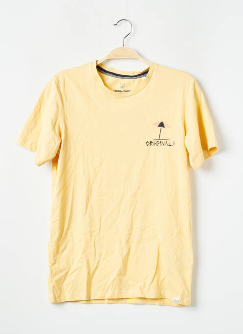 T-shirt jaune JACK & JONES pour garçon