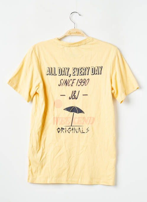 T-shirt jaune JACK & JONES garçon