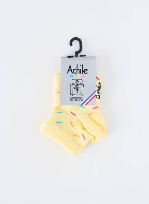 Chaussettes jaune ACHILE pour enfant