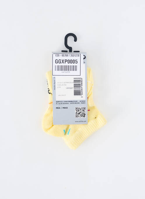 Chaussettes jaune ACHILE pour enfant