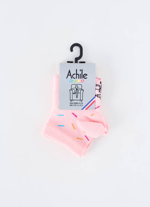 Chaussettes rose ACHILE pour fille