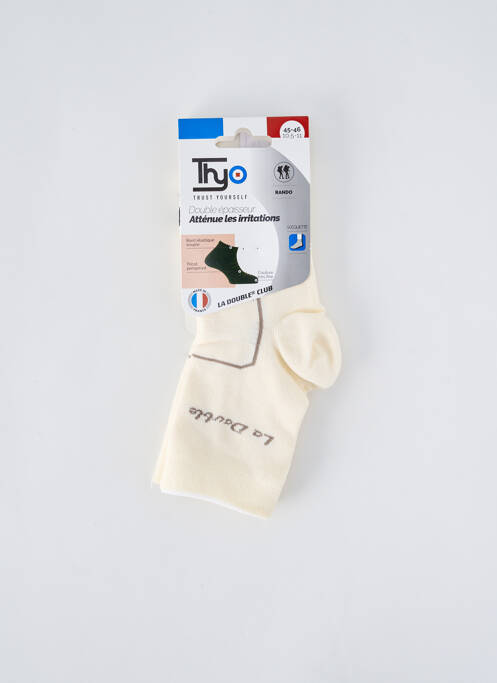 Chaussettes beige THYO pour homme