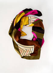 Foulard marron MOIS MONT pour femme seconde vue