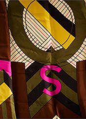 Foulard marron MOIS MONT pour femme seconde vue